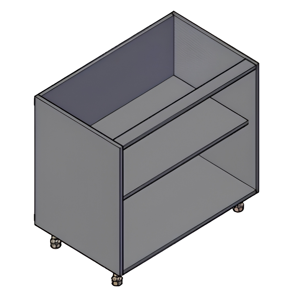 Khoang tủ dưới 2 cánh mở HESTIA HHB075MNONN W750mm
