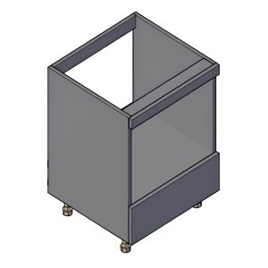 Khoang tủ dưới để lò vi sóng HESTIA HHB060MNMNN W600mm