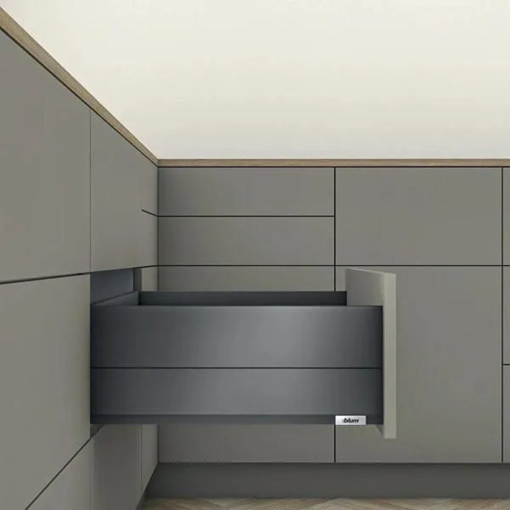 Bộ Ray hộp Blum Merivobox R3, chiều cao E 192mm, 500mm, 40kg