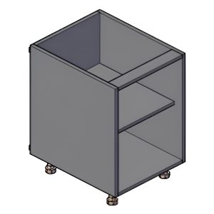 Khoang tủ dưới 1 cánh mở HESTIA HHB045MNANL W450mm