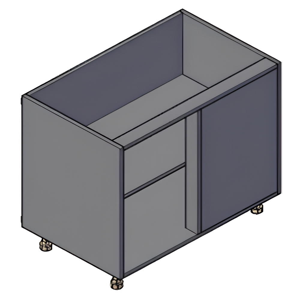 Khoang tủ góc dưới 1 cánh mở HESTIA HHC100MNRNL W1000mm